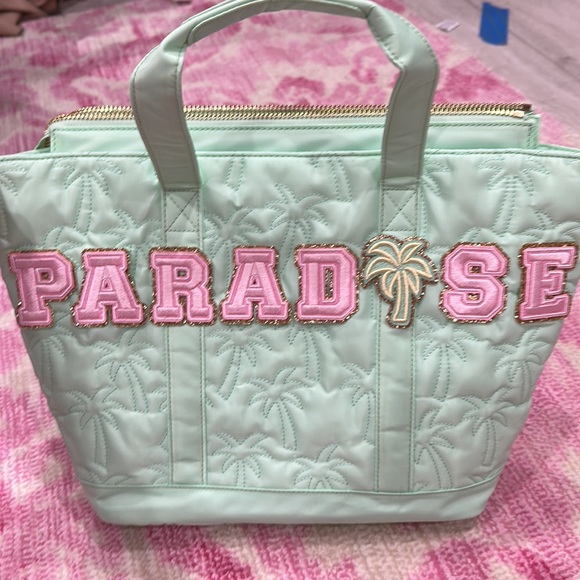 NWT Stoney Clover Lane Mini Puffy Tote in Out of Office - Picture 5 of 7